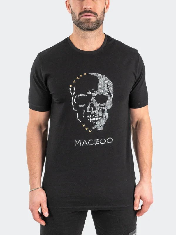 Weekend Specials to Indulge In Maceoo Stretch Tshirts | Tee StonedSkull Black