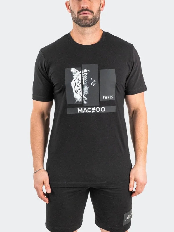 Weekend Offers That Delight Maceoo Stretch Tshirts | Tee TigerCollage Black