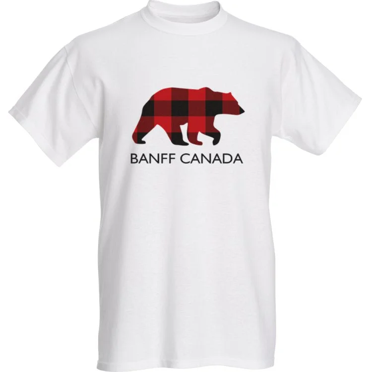 Flash Deal Classic Red Bear T-Shirt With Banff Canada