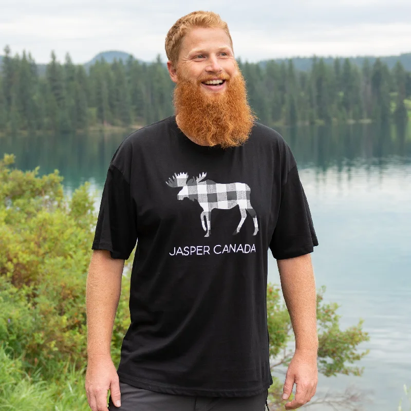 Now or Never Classic Black Moose T-Shirt with Jasper