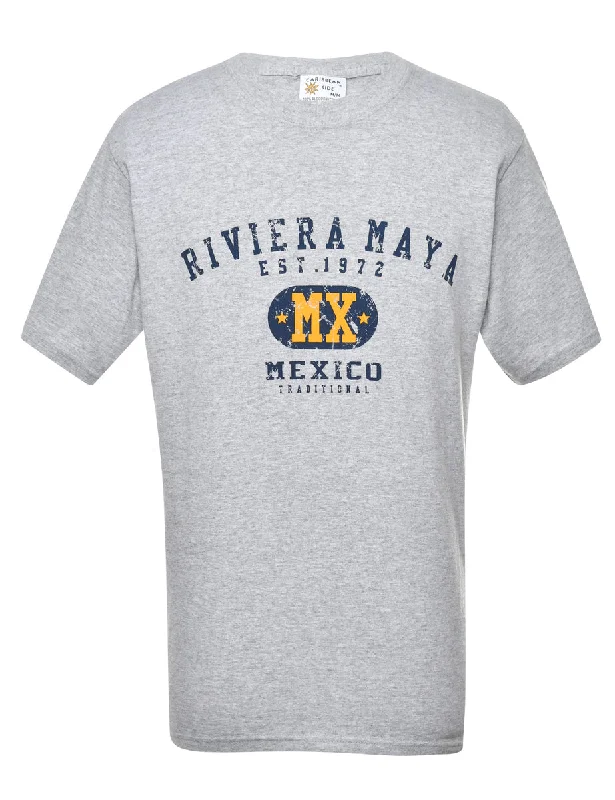 Quick Deals Mexico Printed T-shirt - M