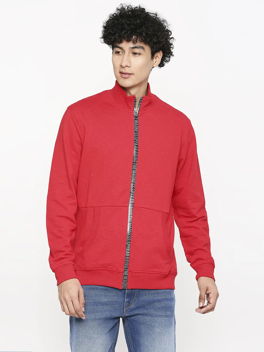Low Cost Spykar Men Red Cotton T-Shirts