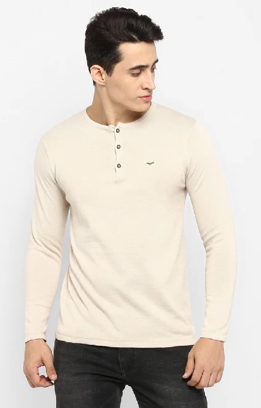 Weekend Bargains Await You Spykar Beige Solid Shoe Liners Men T-Shirts