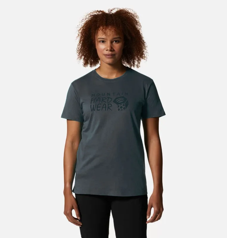 Mountain Hardwear Women's MHW Logo Short Sleeve T-shirt - Blue Slate