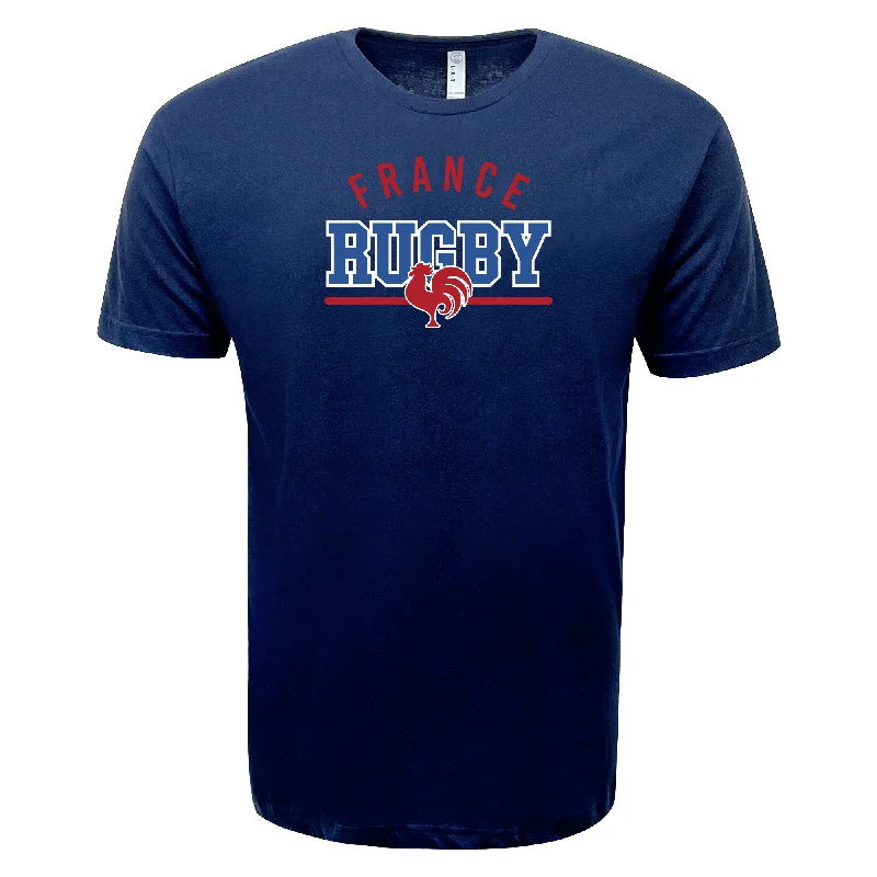 Nations of Rugby France Wordmark Supersoft Tee