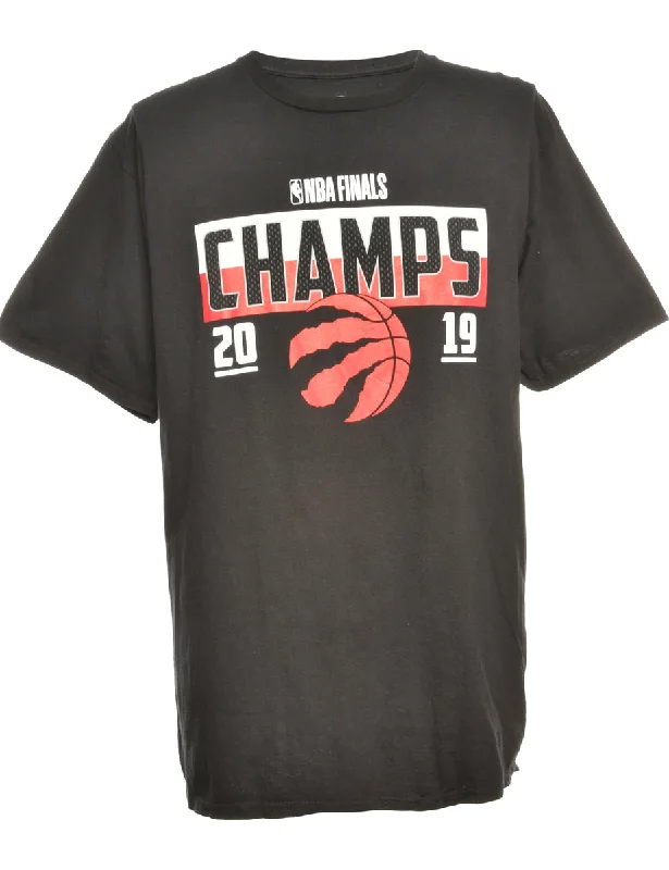 Flash Deal NBA Champs Printed T-Shirt - L