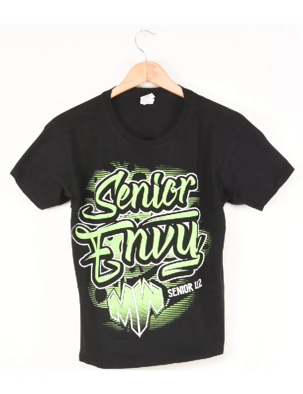 Weekend Offers That Please Neon Senior Envy Printed T-shirt - S