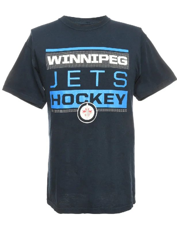 Weekend Deals You Can't Resist NHL Jets Hockey Sports T-shirt - M