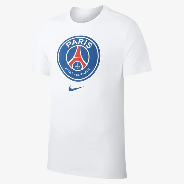 Nike Men's 19/20 PSG Crest Tshirt (White)