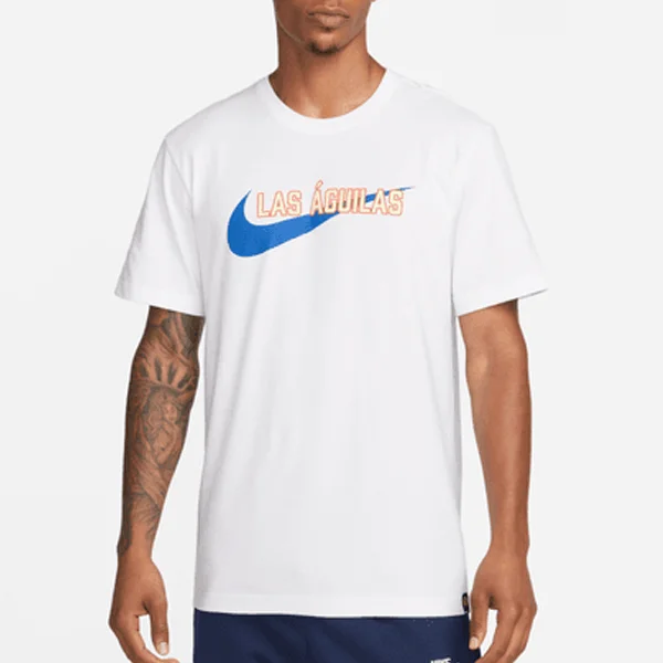 Nike Club America Swoosh T-Shirt (White)