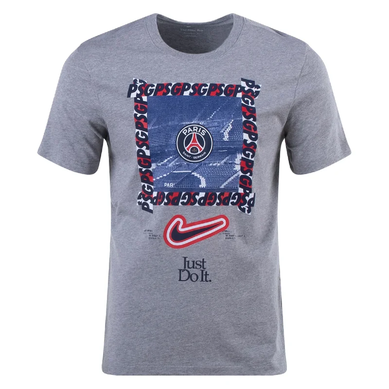 Nike Paris Saint-Germain DNA T-Shirt (Dark Grey Heather)