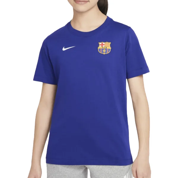 Nike Youth Barcelona Badge T-Shirt 24/25 (Deep Royal Blue)