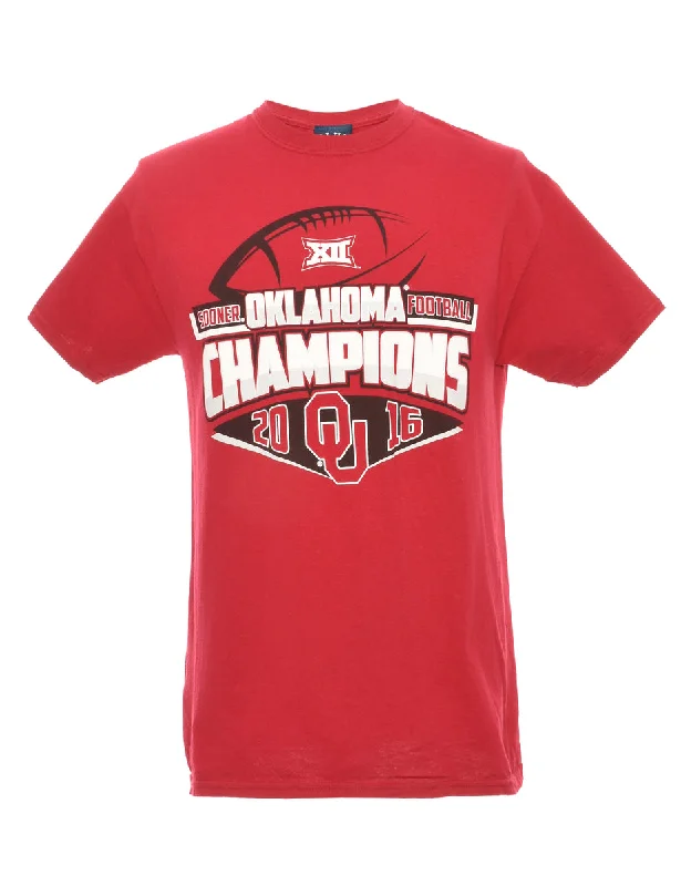 While Supplies Last Oklahoma Football Sports T-shirt - M