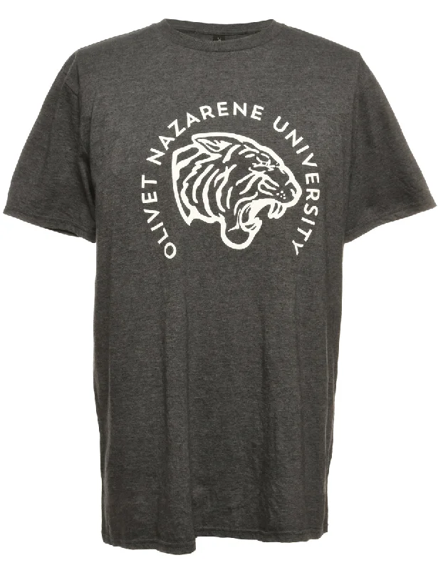 Weekend Deals That Amaze Olivet Nazarene University Printed T-shirt - M