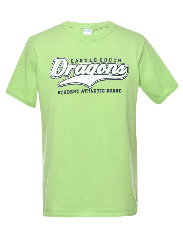 Price Drop Oragons Printed T-shirt - S