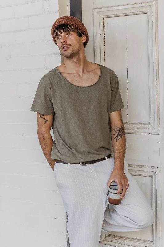 Don't Miss Out Organic T-Shirt - Washed Green