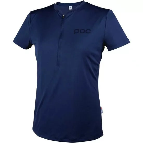 POC Trail Light Zip Women's T-Shirt - Boron Blue - XS