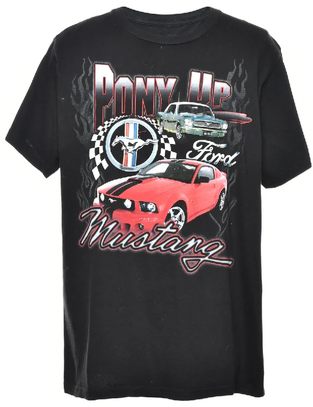 Best Seller Pony Up Mustang Printed T-shirt - L