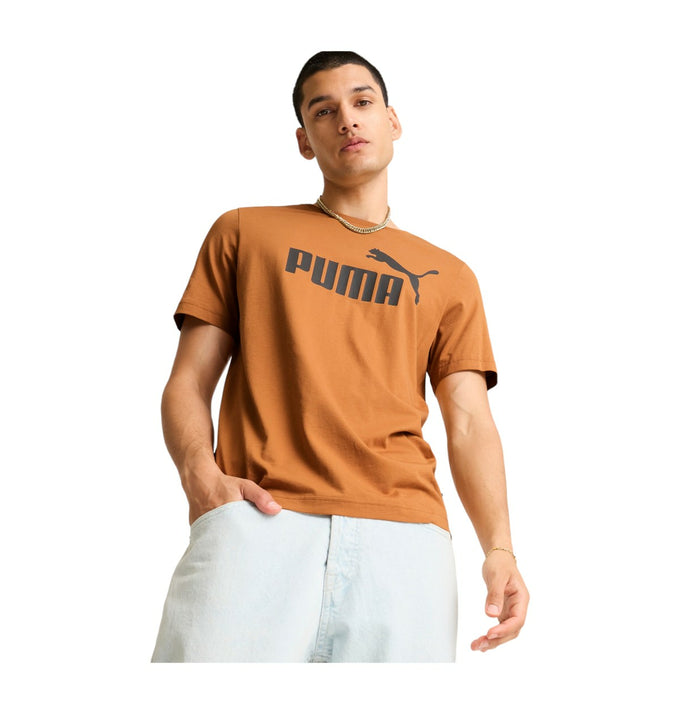 PUMA MEN'S ESSENTIALS LOGO LATTE TEE