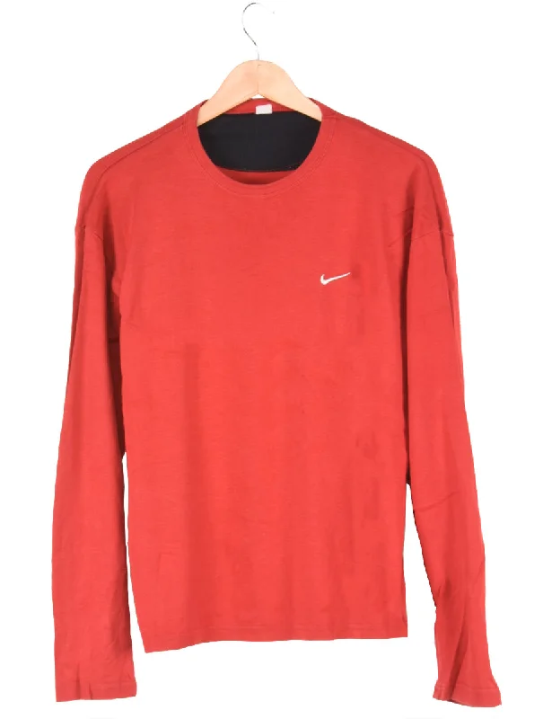 Special Price Red Plain Nike T-shirt - L