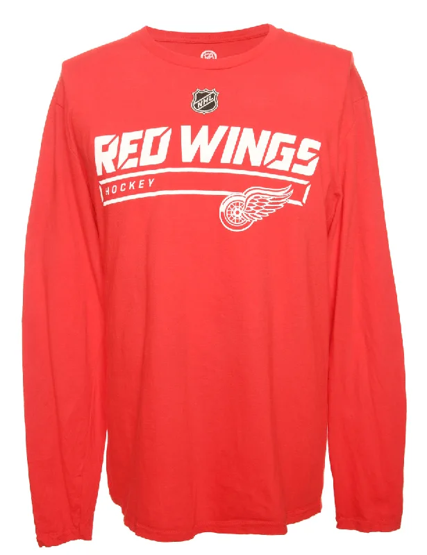 Weekend Deals That Sizzle Red Wings Hockey Sports T-shirt - M