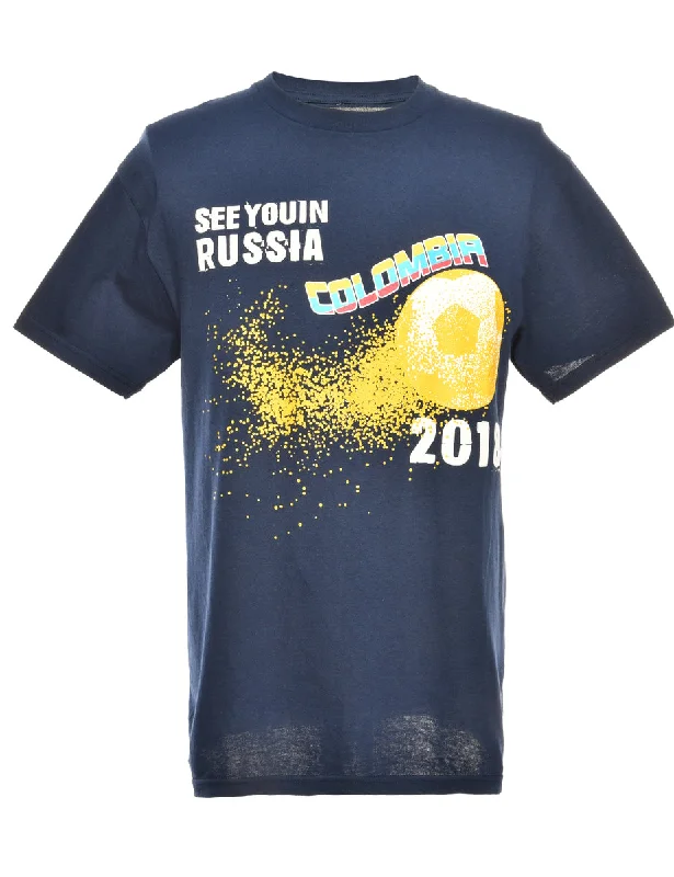 Price Drop Russia Printed T-shirt - M