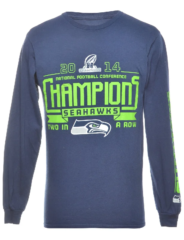 Weekend Savings Delight Seahawks Printed T-shirt - S