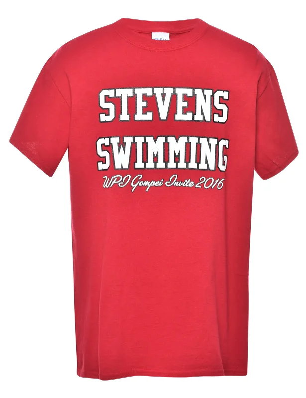 Online Deal Stevens Swimming Printed T-shirt - M