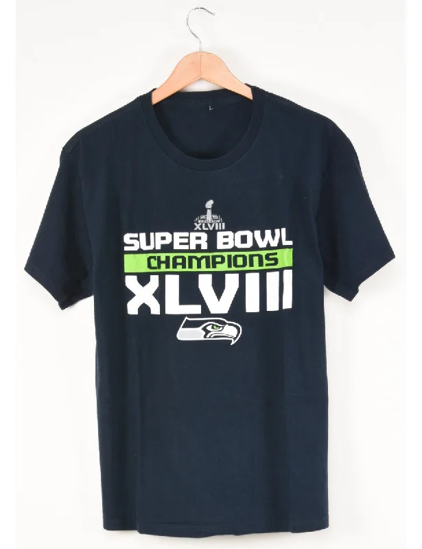 Weekend Savings Fiesta Super Bowl Xlviii Printed T-shirt - L