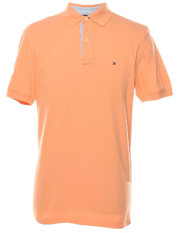 Unbeatable Deal Tommy Hilfiger Pastel Orange Polo Shirt - M