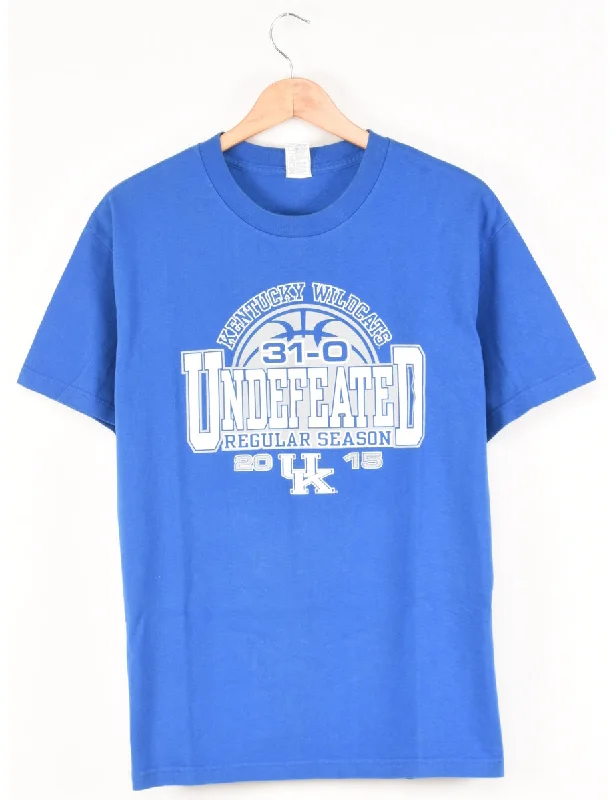 Weekend Discounts to Savor Undefeated Regular Season Printed T-shirt - L
