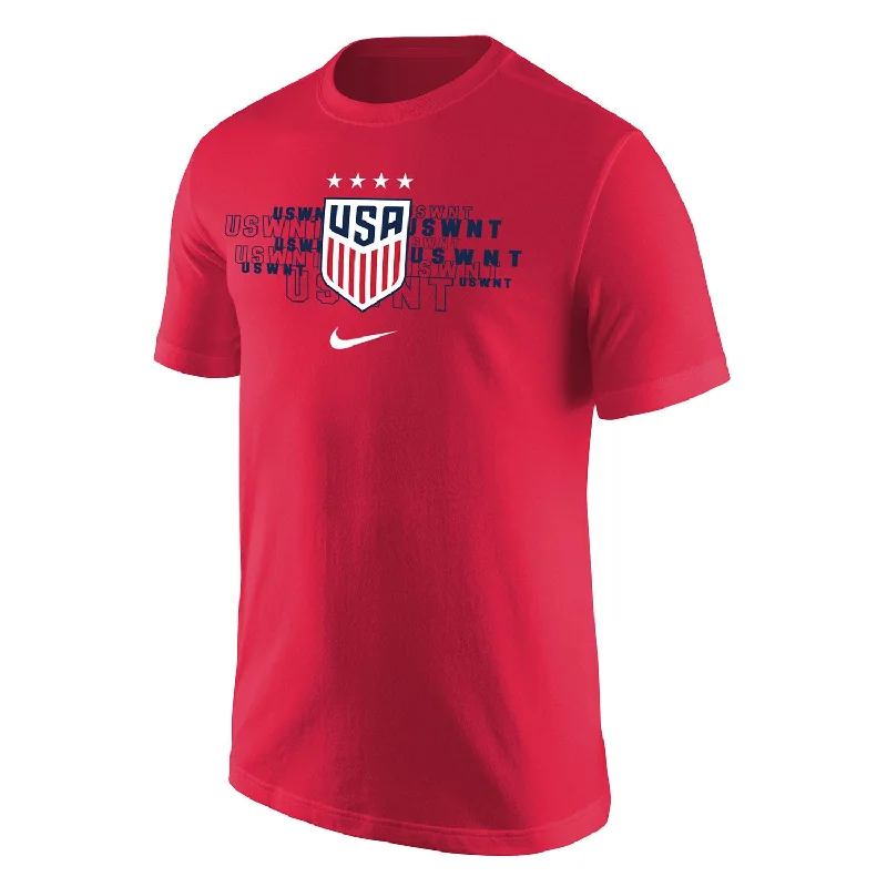 Men's Nike USWNT Repeated Red Tee