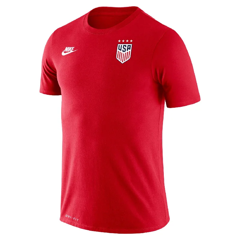 Men's Nike USWNT L/C Legend Red Tee