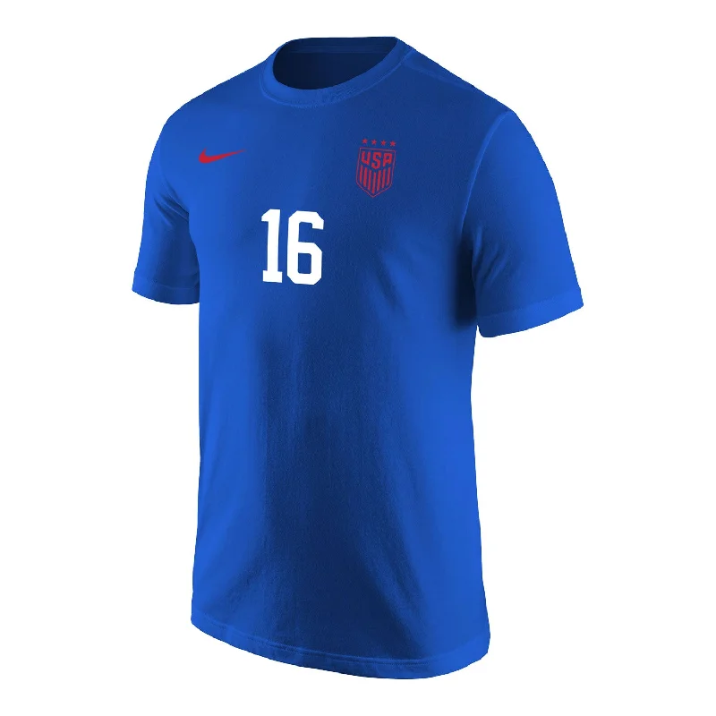 Men's Nike USWNT Classic Lavelle Royal Tee