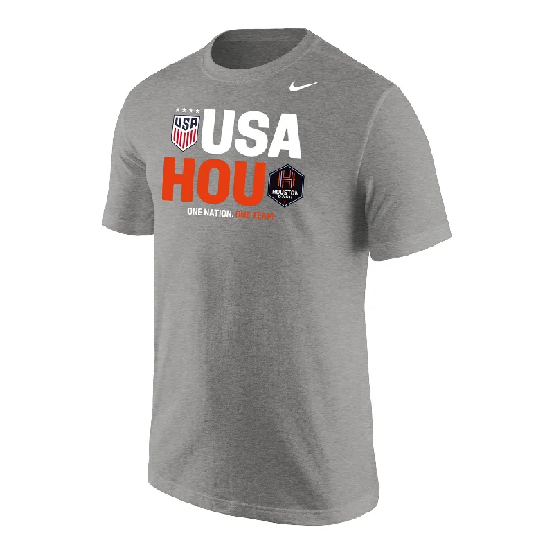 Unisex Nike Houston Dash x USWNT Grey Tee