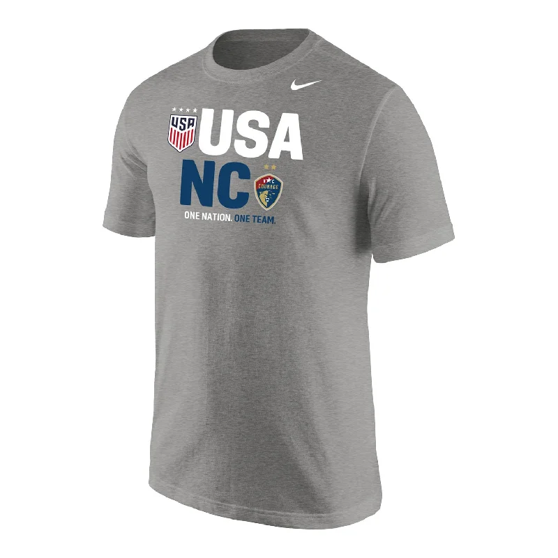 Unisex Nike NC Courage x USWNT Grey Tee