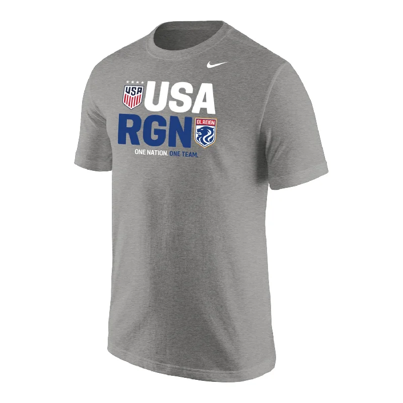 Unisex Nike OL Reign x USWNT Grey Tee