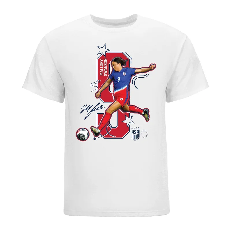 Unisex USWNT Mallory Swanson White Tee