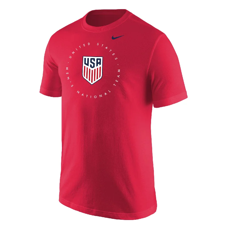 Men's Nike USMNT Circle Red Tee