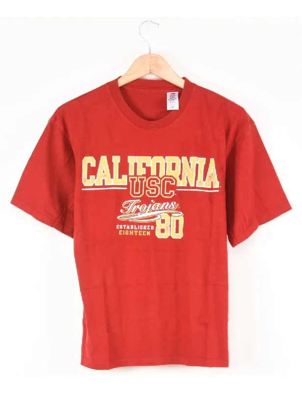Weekend Offers That Dazzle USC California Printed T-shirt - M
