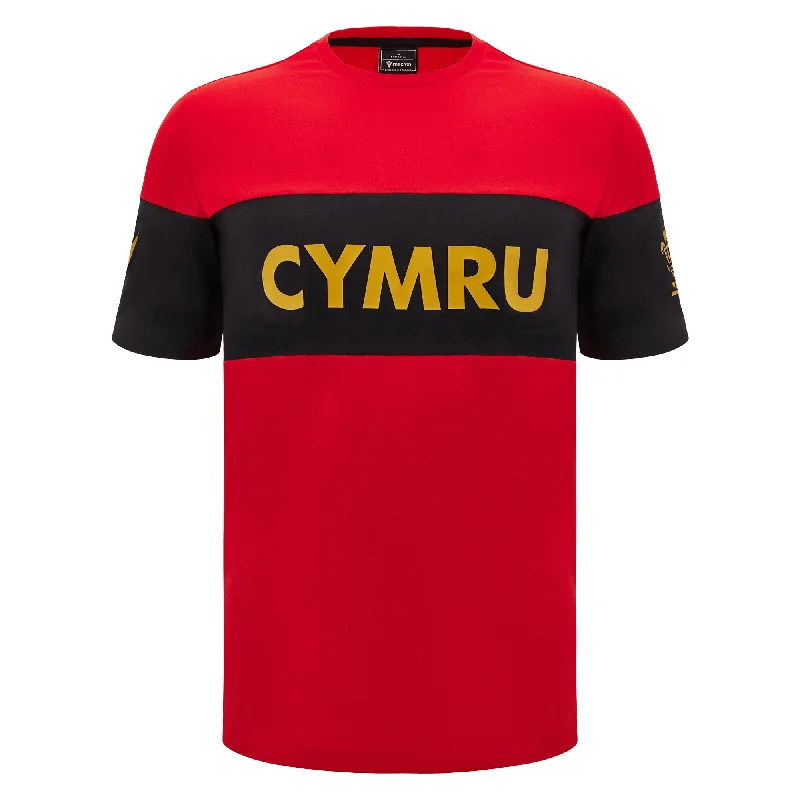 Wales 24/25 CYMRU Leisure T-Shirt by Macron