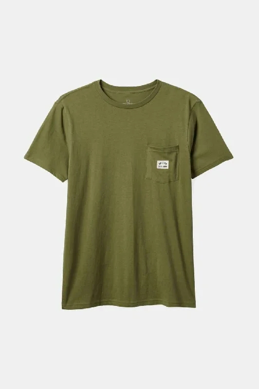 Today's Deal Woodburn S/S Tailored Pocket T-Shirt - Sea Kelp
