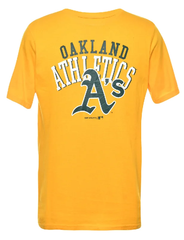 Extra Savings Yellow Printed T-shirt - S